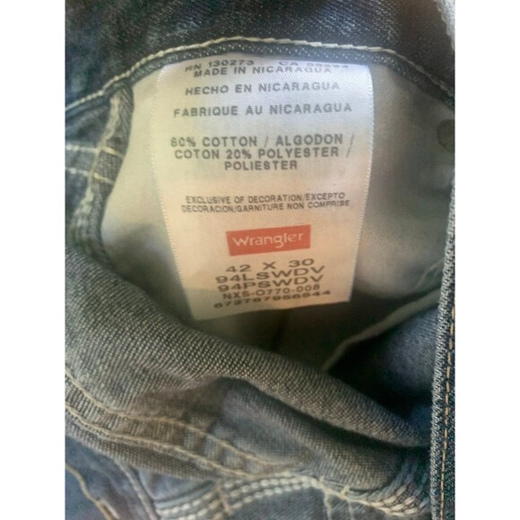jeans by wrangler 42 x 30 - Picture 3 of 4
